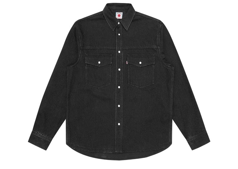 Ice Cream Billionaire Boys Club Running Dog Denim Shirt Black