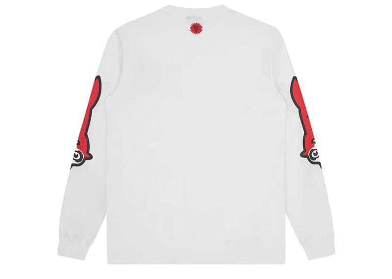 Ice Cream Billionaire Boys Club Running Dog L/S Tee White