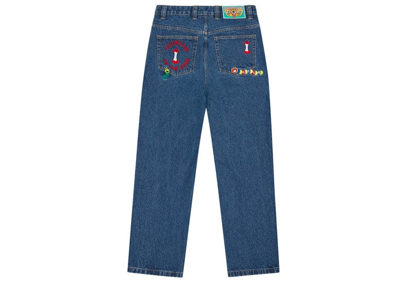 Billioniare Boys Club Icecream Double Scoop Apple Denim Jeans Mid Wash Blue