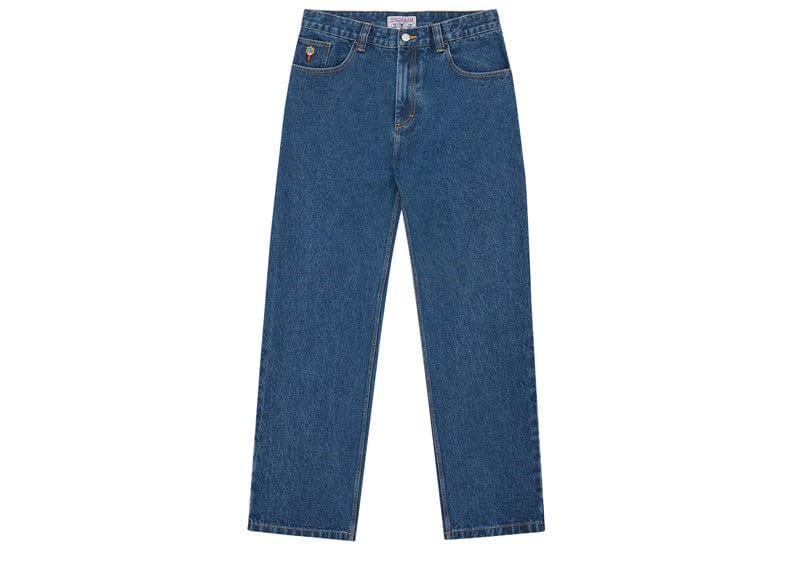 Billioniare Boys Club Icecream Double Scoop Apple Denim Jeans Mid Wash Blue