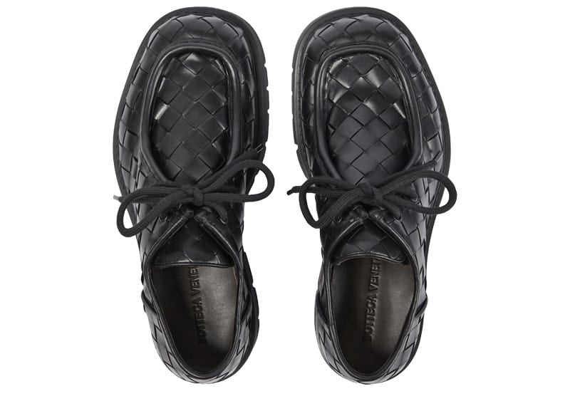Bottega Veneta Haddock Intrecciato Derby Black