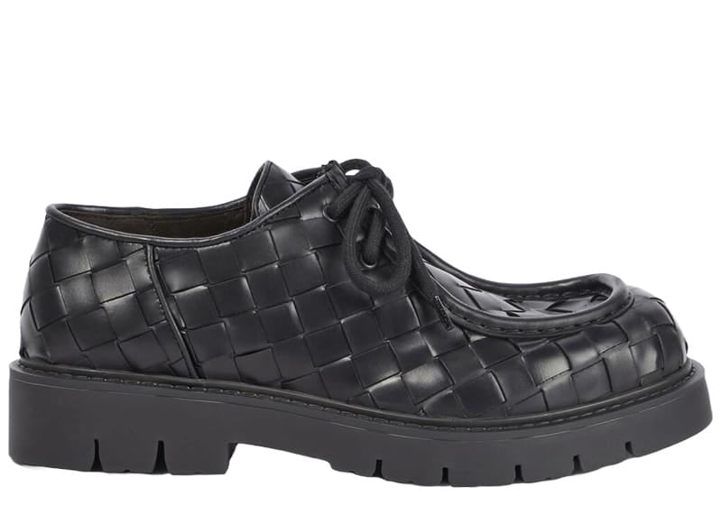 Bottega Veneta Haddock Intrecciato Derby Black
