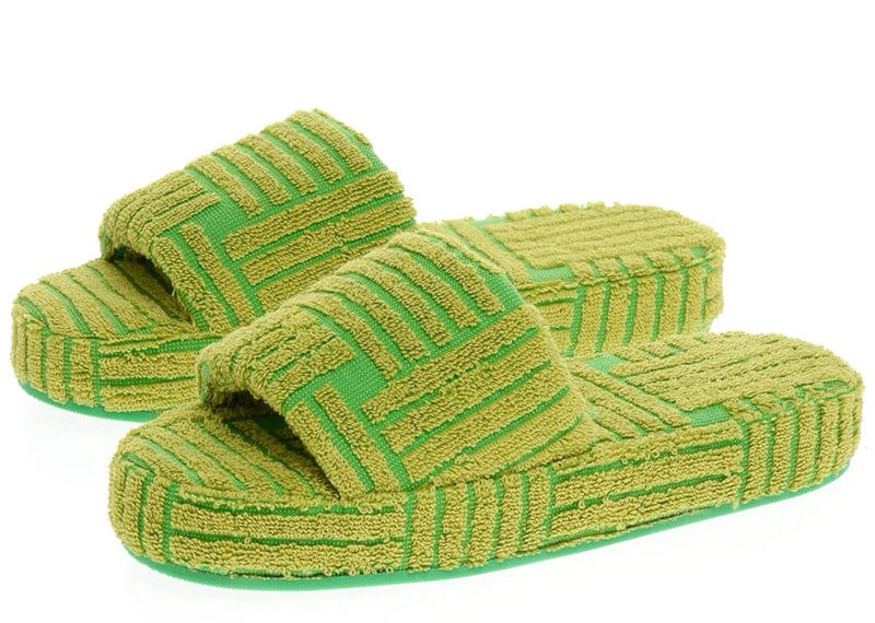 Bottega Veneta Resort Geometric Sandal Parakeet Kiwi