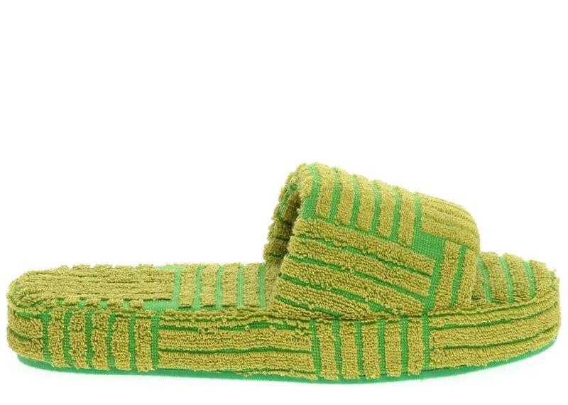 Bottega Veneta Resort Geometric Sandal Parakeet Kiwi
