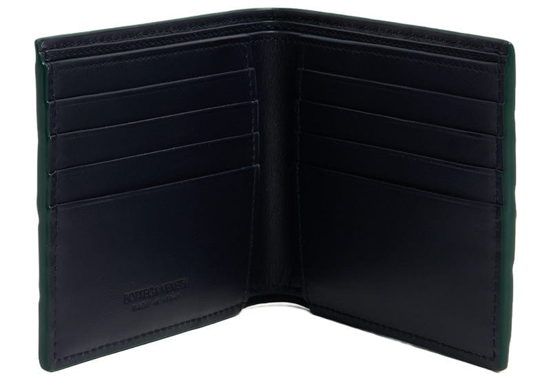 Bottega Veneta Wallet Intrecciato Bi-Fold Green