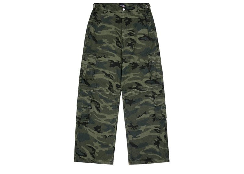 Broken Planet 2-in-1 Cargo Pants/Shorts Star Camo Green