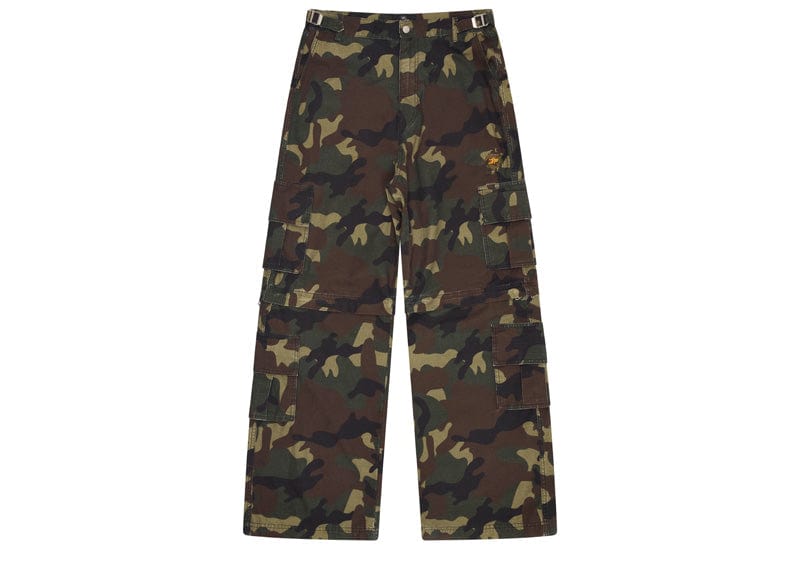 Broken Planet 2-in-1 Ripstop Cargo Pants/Shorts Camo Green