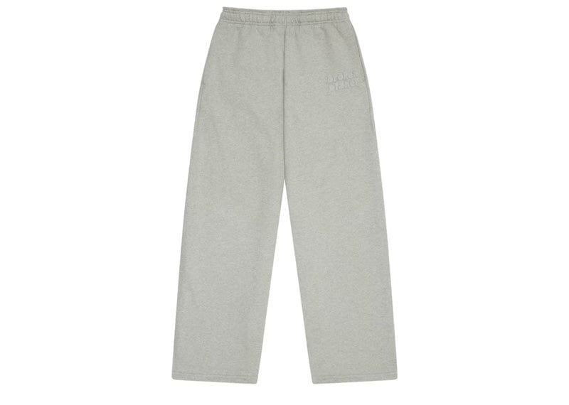 Broken Planet Basics Wide Leg Sweatpants Heather Grey