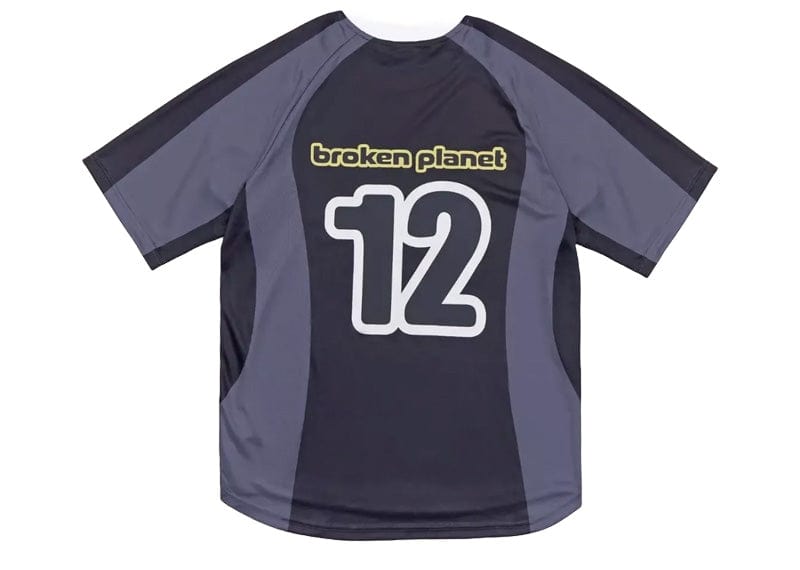 Broken Planet Football Jersey Black/Grey
