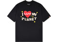 Broken Planet Luv My Planet T-shirt Midnight Black