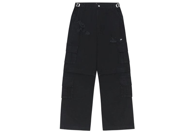 Broken Planet Market 2-in-1 Cargo Pants/Shorts Black