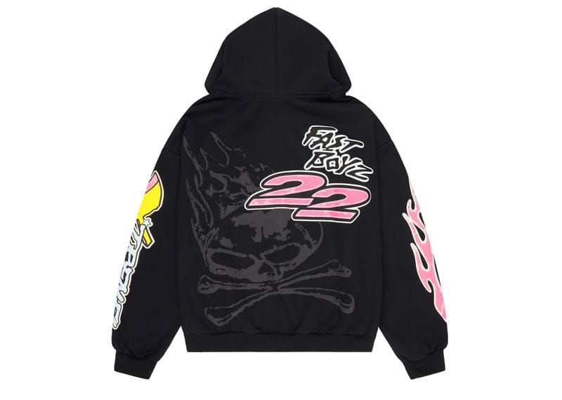 Broken Planet Market Fast Boyz Hoodie Midnight Black
