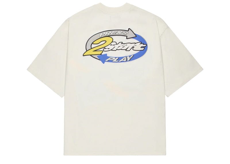 Broken Planet Market Game Over Tee Vanilla White