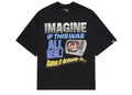 Broken Planet Market News Tee Midnight Black