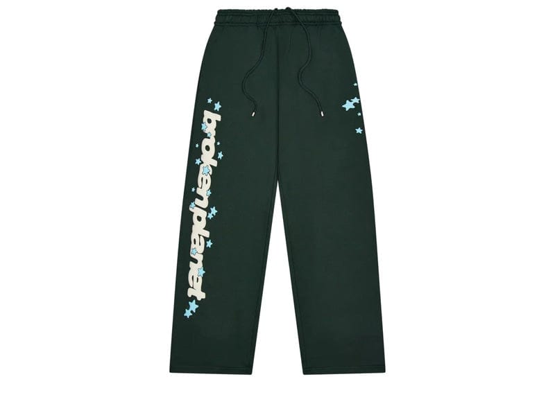 Broken Planet Market Not From Here Sweatpants Dark Green