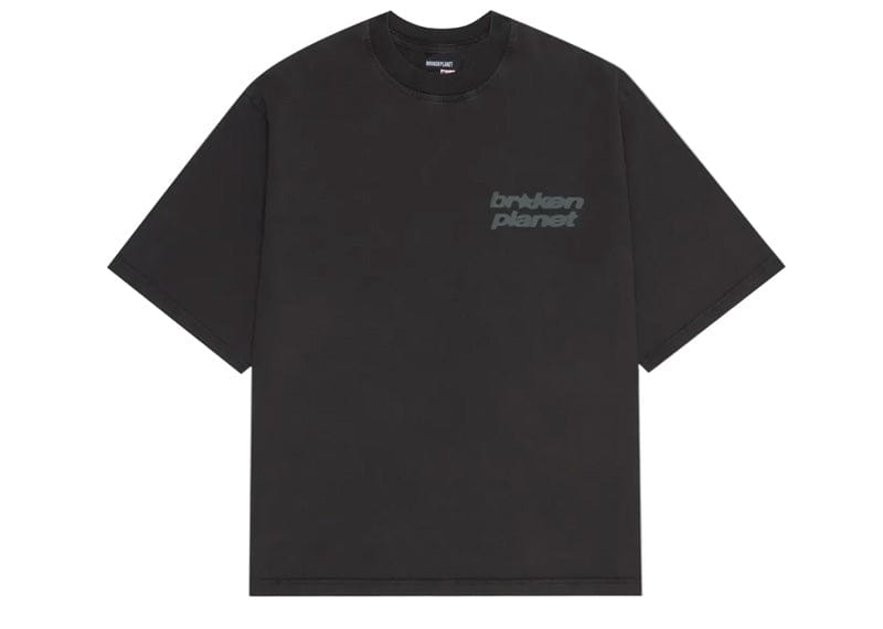 Broken Planet Market Star Logo Tee Midnight Black