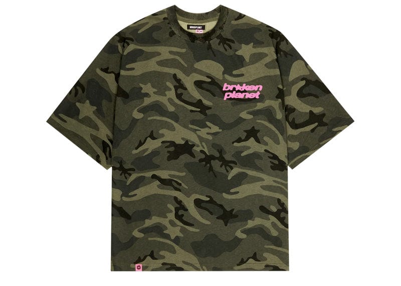 Broken Planet Market Star Tee Camo