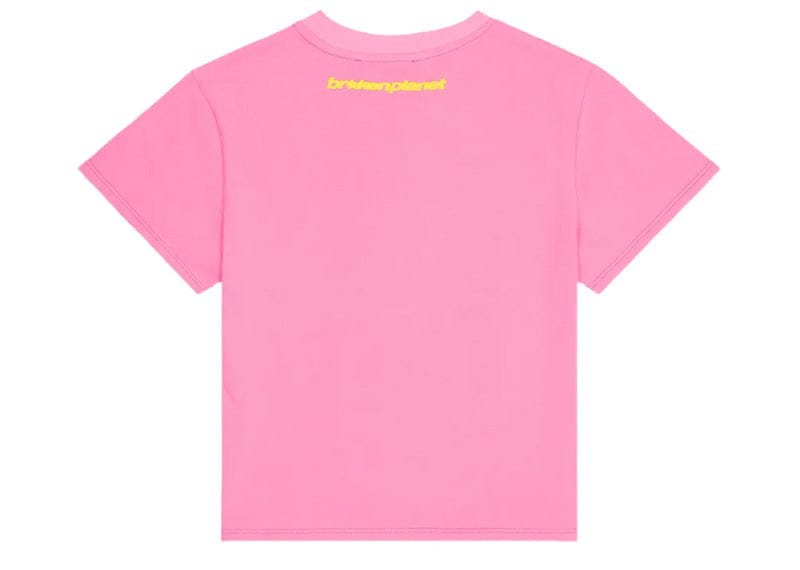 Broken Planet StarGirl Grafitti Cropped Tee Candy Pink (Women's)