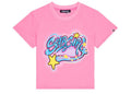 Broken Planet StarGirl Grafitti Cropped Tee Candy Pink (Women's)
