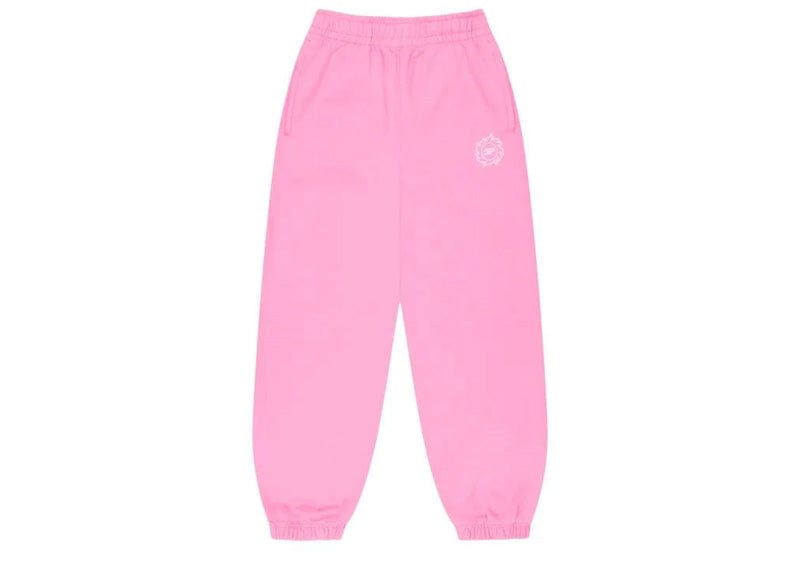 Broken Planet Sun Cuffed Zip Up Sweatpants Pink