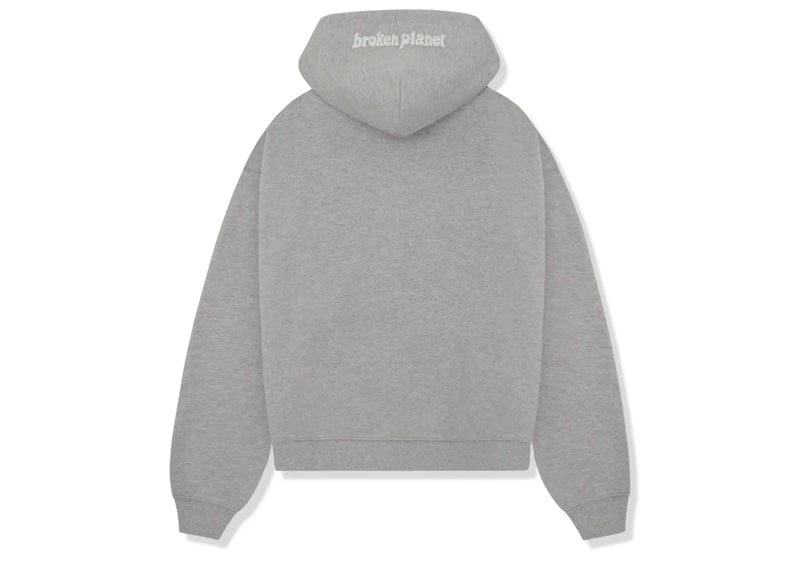 Broken Planet Zip Up Hoodie Gunmetal Grey
