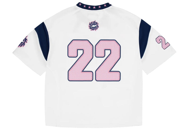 Broken Planet Market All Star Jersey White/Blue/Pink