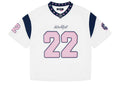 Broken Planet Market All Star Jersey White/Blue/Pink