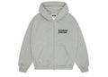 Broken Planet Market Star Logo Zip Up Hoodie Heather Grey