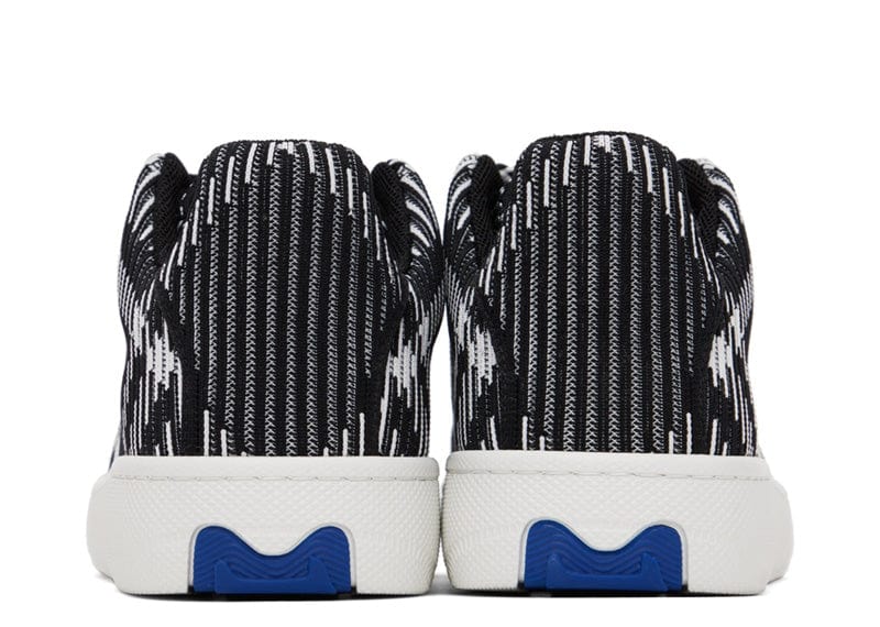 Burberry Check Knit Box Sneaker Black White
