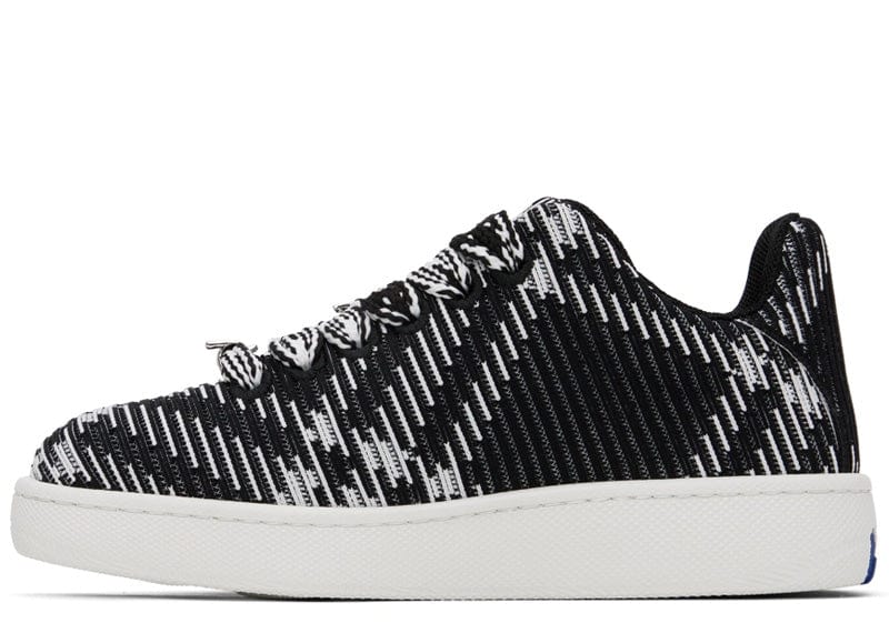 Burberry Check Knit Box Sneaker Black White