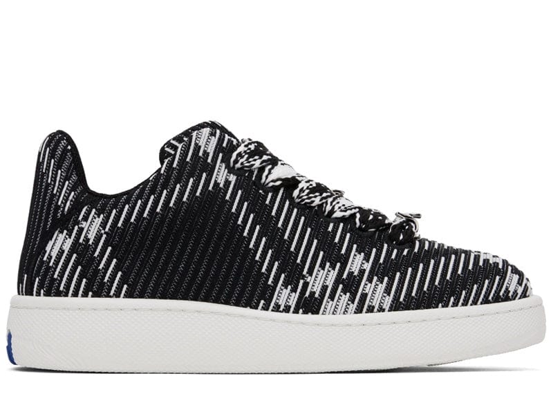Burberry Check Knit Box Sneaker Black White