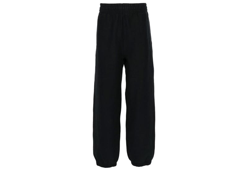 Burberry Logo Patch Cotton Sweatpants Black