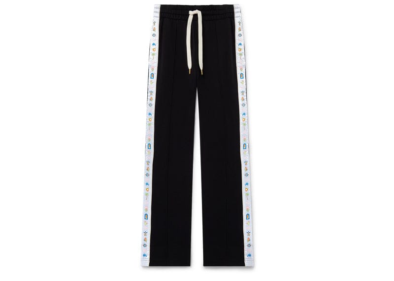 Casablanca Casa Icons Tape Sweatpants Black