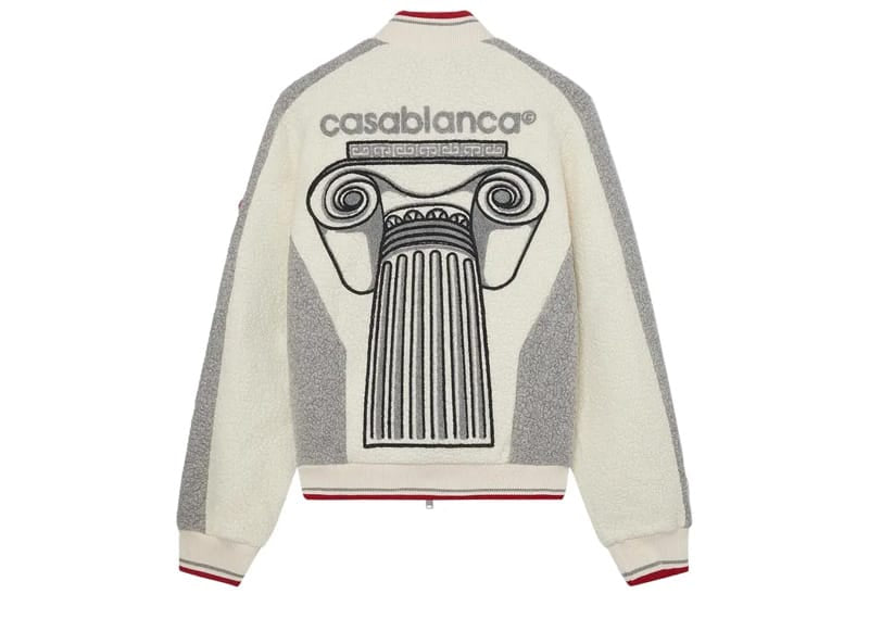 Casablanca Cashmere Column Jacket White