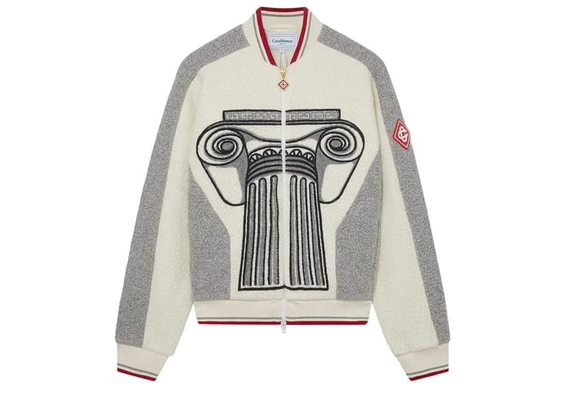 Casablanca Cashmere Column Jacket White