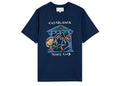 Casablanca Crayon Temple Tennis Club Screen Printed Tee Navy