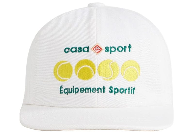 Casablanca Equipment Sportif Embroidered Cap White