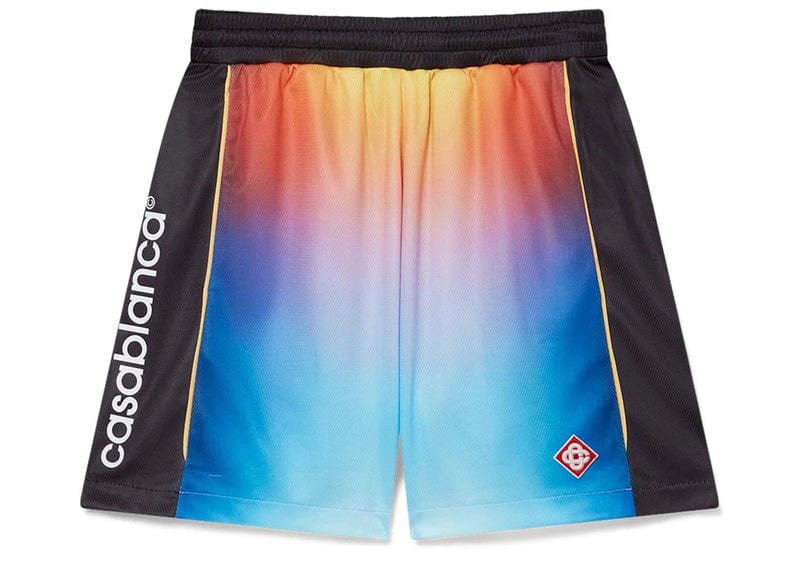 Casablanca Gradient Birdseye Mesh Football Shorts