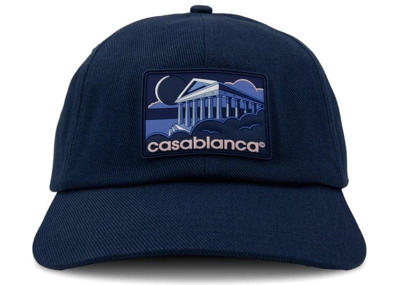 Casablanca Greek Temple Rubber Cap Navy
