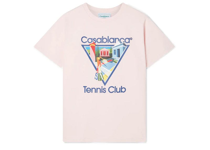Casablanca La Joueuse Short Sleeve Tee Pale Pink