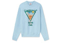 Casablanca Metaphysical Tennis Icon Sweatshirt Light Blue