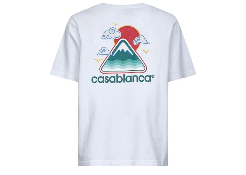 Casablanca Montagne Organic-Cotton T-shirt White