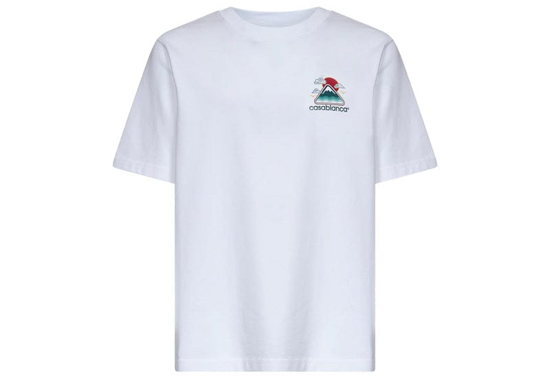 Casablanca Montagne Organic-Cotton T-shirt White