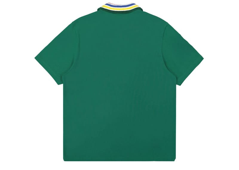 Casablanca Primary Stripe Knit Collar Classic Polo