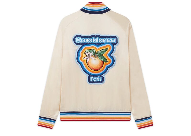 Casablanca Radiating Orange Patch Souvenir Jacket