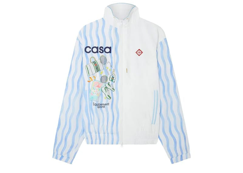 Casablanca Shellsuit Nylon Jacket White