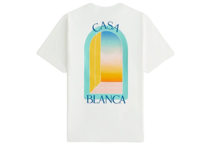 Casablanca T-Shirt L'arc Colore Printed White