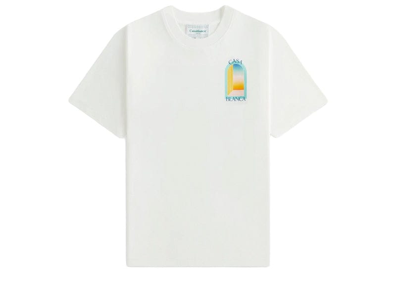 Casablanca T-Shirt L'arc Colore Printed White