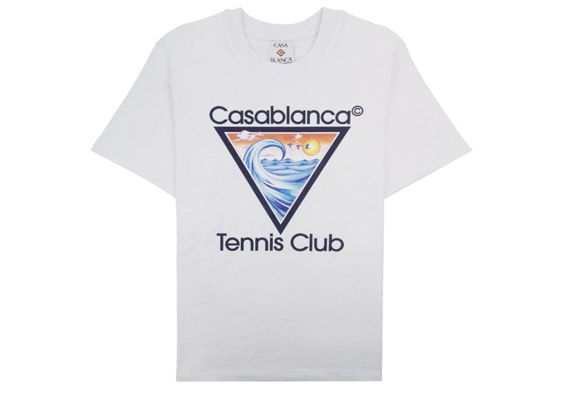 Casablanca Tennis Club Icon T-Shirt White