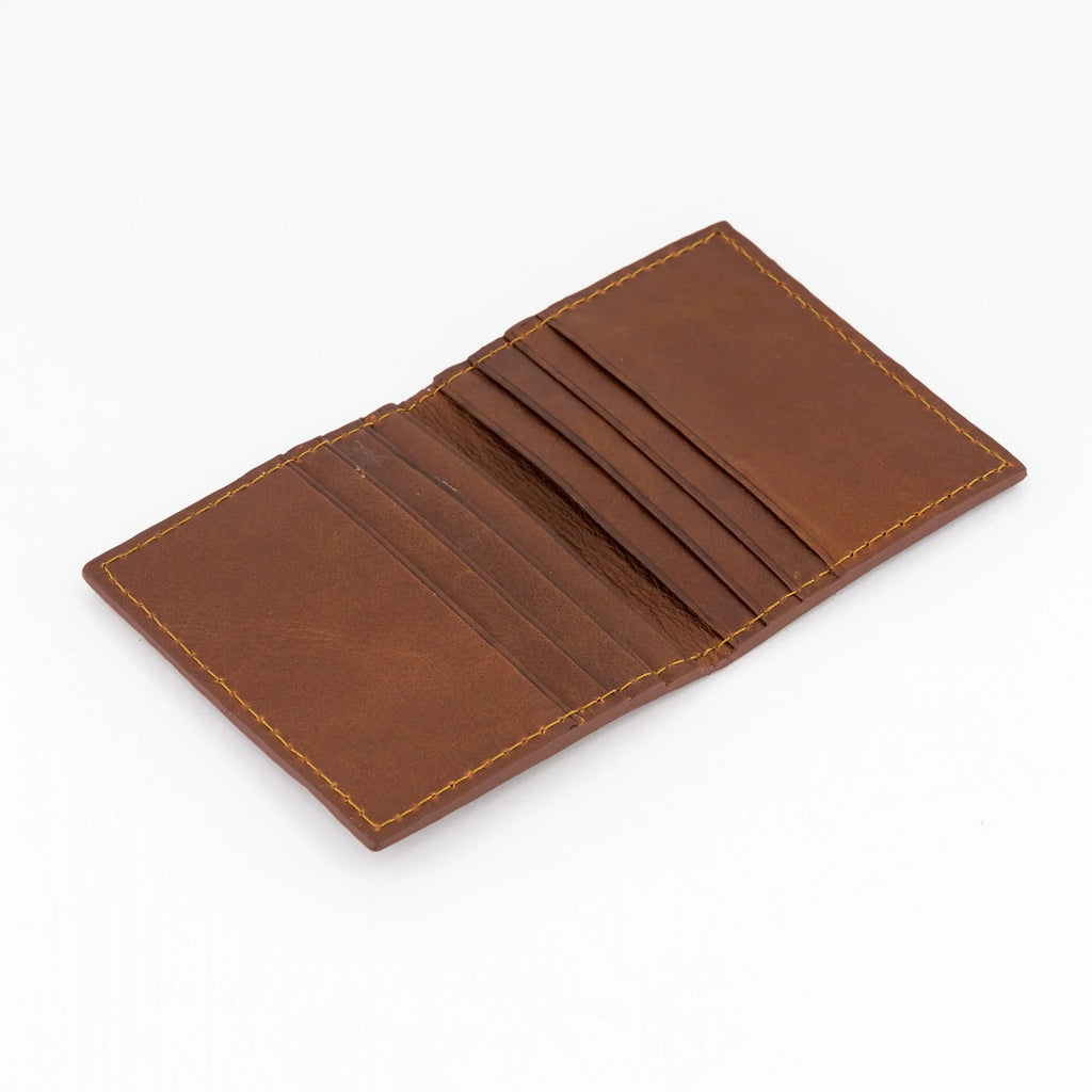 Springboks Leather Double Cardholder - Brown